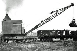 A coal crane.