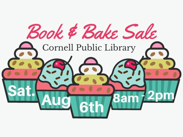Used Books, Movies, Music, and Bake Sale: Aug 6th 8am-2pm